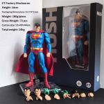 CT Mafex 117 Comic Version Silent Superman DC Justice League Domestic Articulated Action Figure Toys Collection Gifts